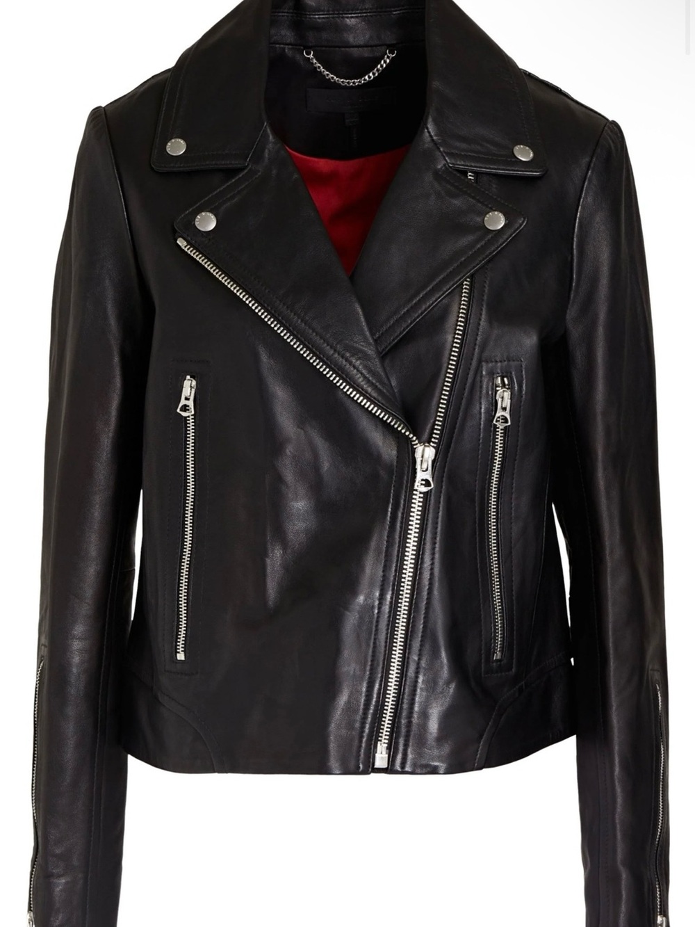 Rag & Bone Mack Leather Biker Jacket XXS NWT
